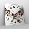 Wanduhr - Quadrat - Glasuhr - Vogel Abstraktion - 30x30cm - Produktbild-Vorschau 4