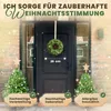 Künstlicher Edel Tannenkranz - 28 cm - Weihnachts Türkranz Produktbild-Vorschau 2