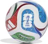 A close-up, studio shot of a soccer ball. Produktbild-Vorschau
