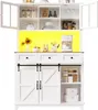 Sweiko Küchenschrank(105×38.4×180cm), Hochschrank Produktbild-Vorschau 15