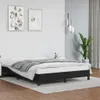 vidaXL Bettgestell Schwarz 140x200 cm Kunstleder Produktbild-Vorschau 2