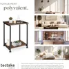 Table d’appoint Yonkers 38,5x30x51,5cm - Bois foncé Voir les images du produit 7