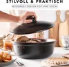 Römertopf Brottopf Rund Ø 30cm - Brotkasten Schwarz aus Produktbild-Vorschau 5