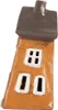 Clayre & Eef Portacandele House 16x11x22 cm in Anteprima dell’immagine prodotto 4