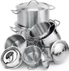 TOMGAST Niedriger Topf 32 cm PRO mit Deckel – Hochwertiger Produktbild-Vorschau 2