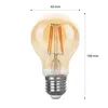 MasterLED E27 A60 Filament 3-Dimm LED - 6W 650lm - žárovka Náhled obrázku produktu 3
