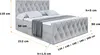 ALTDECOR Boxspringbett mit Matratze und Lattenrost  - AMAY  Produktbild-Vorschau 5