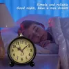 Vintage analogový budík, tichý, malý, na baterie, na stůl, Náhled obrázku produktu 5