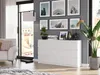 Komoda 140 cm 6 zásuvek skříňka FRAMIRE R-140 bílá Náhled obrázku produktu 2