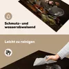 KitchenYeah© Herdabdeckplatte Violine - Rosen - Rosa - Produktbild-Vorschau 2