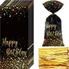 100 Stück Happy Birthday-Tüten Kleine Geschenktüten Produktbild-Vorschau 1