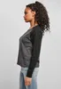 Urban Classics Langarmshirt Damen Ladies Contrast Raglan Produktbild-Vorschau 8