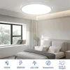 ZMH LED stropní svítidlo bílé ploché stropní svítidlo 22 cm Náhled obrázku produktu 7