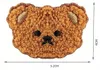 GKA 4 Stück Stickerei Bügelbild Bärenkopf Bär Teddy Produktbild-Vorschau 7