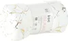 A rolled-up blanket with a marble-like pattern and gold accents, presented on a white background. Anteprima dell’immagine prodotto