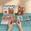 ROKR 3D dřevěné puzzle „Kávová továrna“, pohyblivé, s Náhled obrázku produktu 5