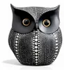Dekorative Eulenfigur – Schwarz Produktbild-Vorschau 1