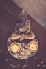 Buddha mit Teelicht 22cm Deko-Statue Deko-Figur Produktbild-Vorschau 4