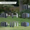 Erweiterungsset für Outdoor-Metallschuppen Erweitert 277 x Produktbild-Vorschau 3