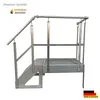 Podesttreppe Stahltreppe Freistehend 3 Stufen  Höhe 57 cm Produktbild-Vorschau 2