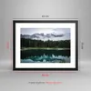 Gerahmtes Poster - Schwarzer Rahmen - Landschaft Berge Produktbild-Vorschau 5