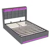 Letto imbottito INONEFT, 140 x 200 cm, letto a molle con Anteprima dell’immagine prodotto 9