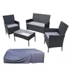 Ensemble de jardin SVITA BROOKLYN 4 pièces avec housse Voir les images du produit 1