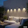 LED-zonne-energie wandlamp, antraciet, 4 LED's Productafbeelding-voorbeeld 5