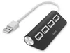 Hama USB-Hub 4 Ports, USB 2.0, Schwarz Produktbild-Vorschau 1