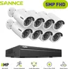 SANNCE kamerový systém, rozlišení 8MP, POE IP kamery, Náhled obrázku produktu 2