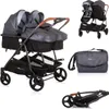 Chipolino Duo Smart Zusammenklappbarer Kinderwagen für 2 Produktbild-Vorschau 1