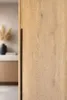 Kleiderschrank Eiche Craft mit Schubladen Schiebetüren 180 Produktbild-Vorschau 6