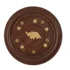 OOTB Runder Holz-Räucherstäbchenhalter Produktbild-Vorschau 3