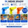 Set van 3 waterpistolen - ongeveer 12 cm groot, met groot Productafbeelding-voorbeeld 3