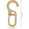 Anelli per tende con gancio per pieghe Ø 9 mm, beige Anteprima dell’immagine prodotto 5