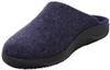 A single blue slipper is shown against a white background. Voir les images du produit