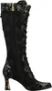 Laura Vita Oanelo 02 : Bottines noires pour femmes, style Voir les images du produit 9