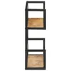 vidaXL Wandregal 80x20x60 cm Raues Mangoholz Produktbild-Vorschau 2