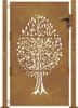 vidaXL Záhradná brána 100x125 cm Corten oceľový dizajn Náhľad obrázku produktu 3