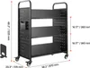 Carrello porta libri VEVOR, portata 159 kg, carrello per Anteprima dell’immagine prodotto 8