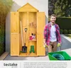 tectake® Gartenschrank mit Satteldach Kadi 80,5 x 60 x Produktbild-Vorschau 6