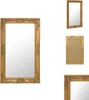 vidaXL Wandspiegel im Barock-Stil 50 x 80 cm Golden -  Produktbild-Vorschau 1