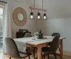 Hanglamp Mina zwart met hout 3-lichts Productafbeelding-voorbeeld 14