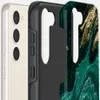 A close-up view of a smartphone case with a marble-like design. Produktbild-Vorschau