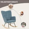 HOMCOM Schaukelstuhl Sessel Relaxsessel bis 120 kg, Produktbild-Vorschau 6