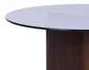 Couchtisch Rund Ø80cm Sicherheitsglas Schwarz und Produktbild-Vorschau 5