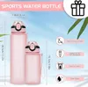 AOHAN Trinkflasche 1L mit auslaufsicherem Klappdeckel und Produktbild-Vorschau 5