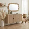 Sideboard ALMA, 120 cm mit 3 Türen, Eiche Finish - Kommode Produktbild-Vorschau 2