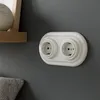 Porcelánový retro rámček 2-násobný I PR1 biely Náhľad obrázku produktu 4