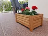 Fioriera Rettangolare 59x33x25 cm in Legno Colore Marrone Anteprima dell’immagine prodotto 3